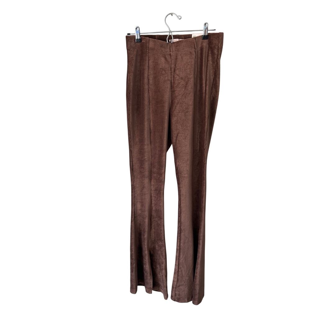 NWT SO High Rise Flare Brown Soft Corduroy Pants Medium (Juniors)